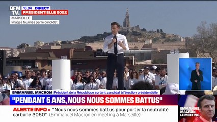 "Sortir du gaz, du pétrole et du charbon": s'il est réélu, Emmanuel Macron souhaite que son Premier ministre soit "directement chargé de la planification énergétique"