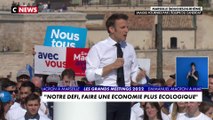 Emmanuel Macron : «Les grands patrons seront des patrons verts, écoresponsables»