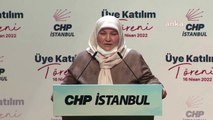 AKP’den CHP’ye geçen kadın üyelik kartını kürsüye vurarak bıraktı