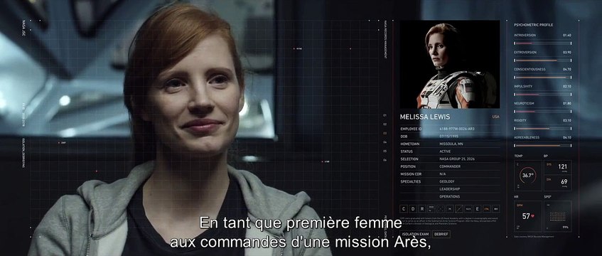 Seul sur Mars - EXTRAIT VOST Test psychologique