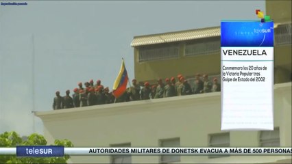 Síntesis 16-04: Conmemora Venezuela los 20 años de Victoria Popular tras Golpe de Estado del 2002