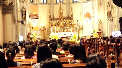 Gereja Katedral Jakarta Menggelar Malam Misa Paskah Sabtu Suci