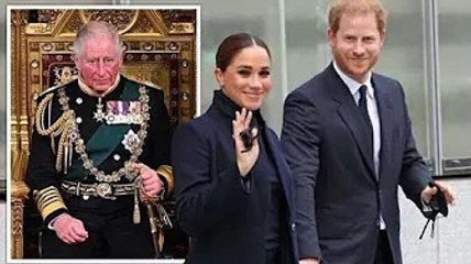 Harry and Meghan hoping 'Charles will be open to allowing' part-time return, expert claims