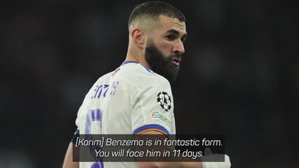 'Benzema's career speaks for itself' - Guardiola