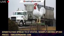 Avian flu has spread to 27 states, sharply driving up egg prices - 1breakingnews.com