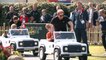 Children take Harry and Meghan for a spin at Invictus Games