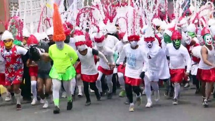 Nicaraguan devotees drag chained 'Judas' through streets on Good Friday