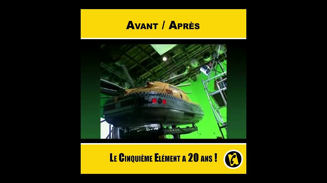 Le Cinquième Elément, avant/après effets visuels