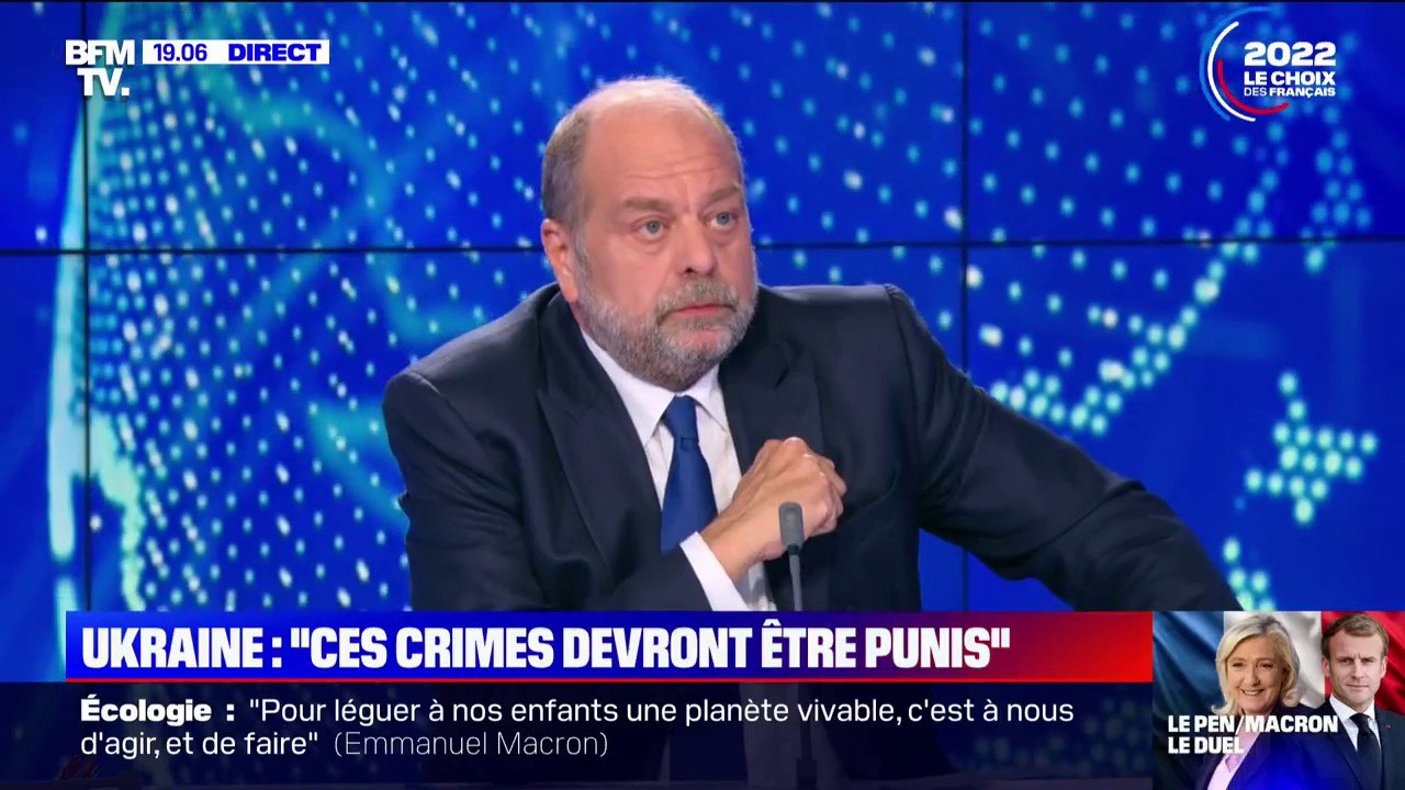 Éric Dupond-Moretti: "Marine Le Pen a eu cinq ans pour travailler son programme ; elle est d'une incompétence totale"