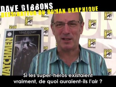 Malin Åkerman, Jeffrey Dean Morgan, Dave Gibbons, Matthew Goode, Carla Gugino Interview : Watchmen - Les Gardiens