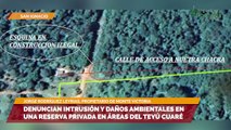 Denuncian intrusión y daños ambientales en una reserva privada en áreas del Teyú Cuaré