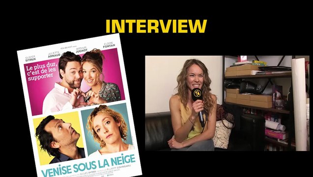 Venise sous la neige : Je n'ai jamais eu autant de fous rires sur un tournage !