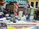 GMBNBT embellece y rehabilita espacios públicos de la comunidad de Batatuy en el estado Barinas