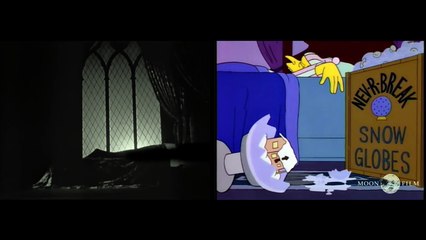 L&#039;hommage des Simpson à Citizen Kane