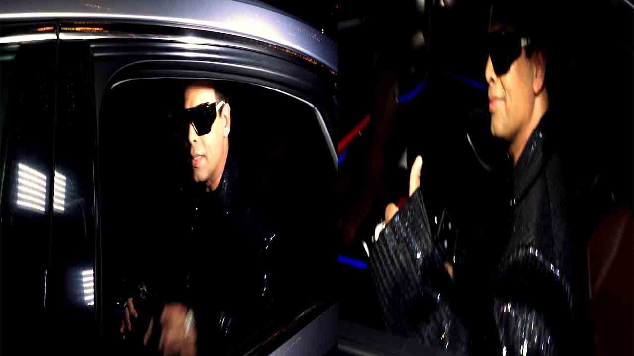 Ranbir Kapoor Alia Bhatt की Reception Party में ऐसे पहुँचे Karan Johar, दिखा Swag | FilmiBeat