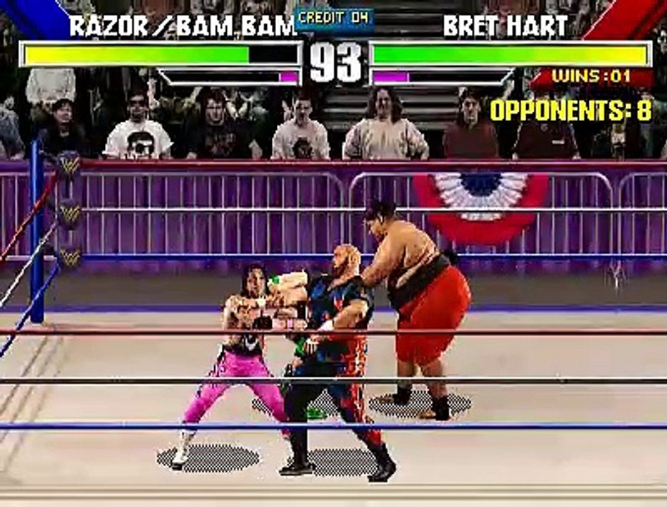 WWF - Wrestlemania online multiplayer - arcade