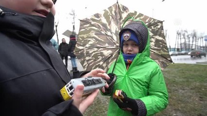 Moskova'da tarihi tramvaylar için geçit töreni yapıldı