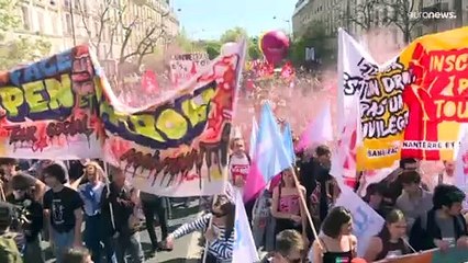 Demo in Paris: Sie wollen weder Macron noch Le Pen