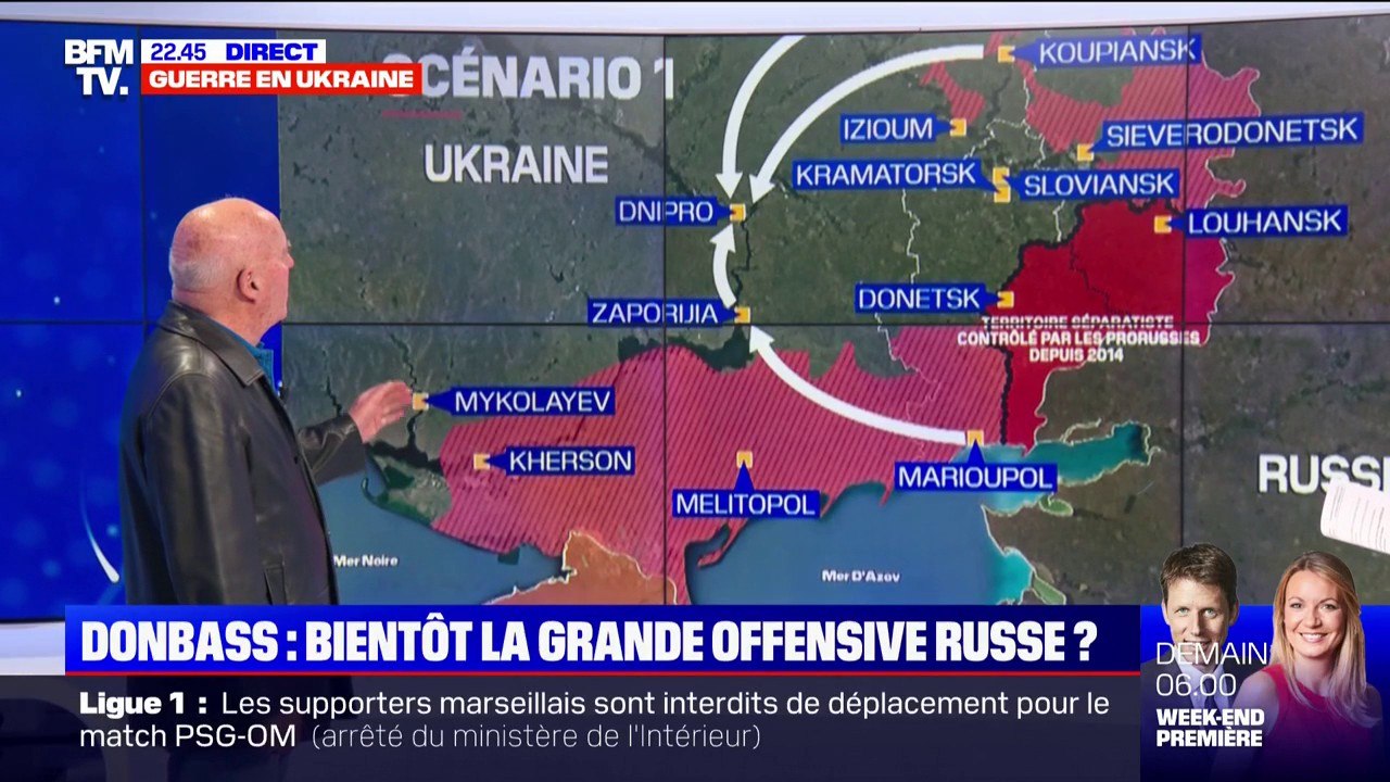 Guerre en Ukraine: attaque de grande envergure ? Encerclement progressif ? Les trois scénarios possibles de l'offensive russe dans le Donbass