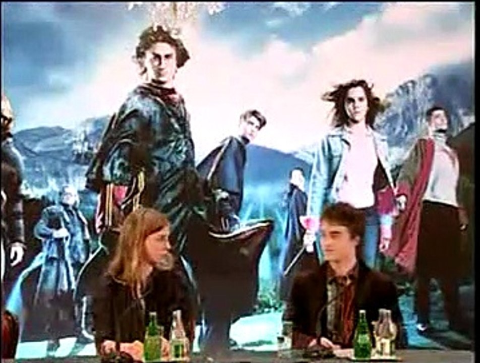David Heyman, Clémence Poésy, Daniel Radcliffe Interview 2: Harry Potter et la Coupe de Feu