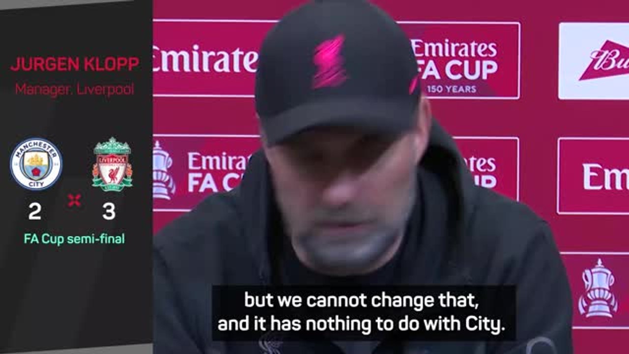 Klopp accepts Man City apology over Hillsborough chants