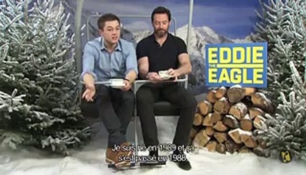 Rencontre avec Taron Egerton, Hugh Jackman et Eddie the Eagle !