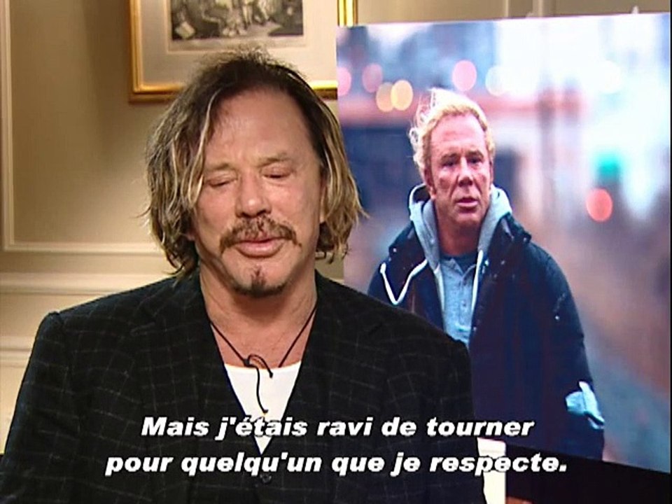 Mickey Rourke Interview : The Wrestler