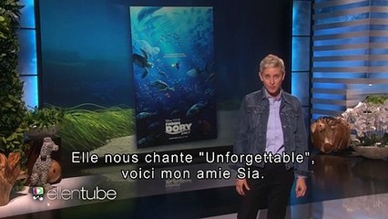 Le Monde de Dory : Sia chante "Unforgettable"