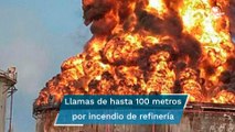 Salina Cruz se declara en emergencia por incendio de refinería en Oaxaca