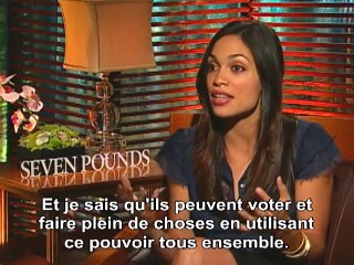 Rosario Dawson, Will Smith Interview 3: Sept vies