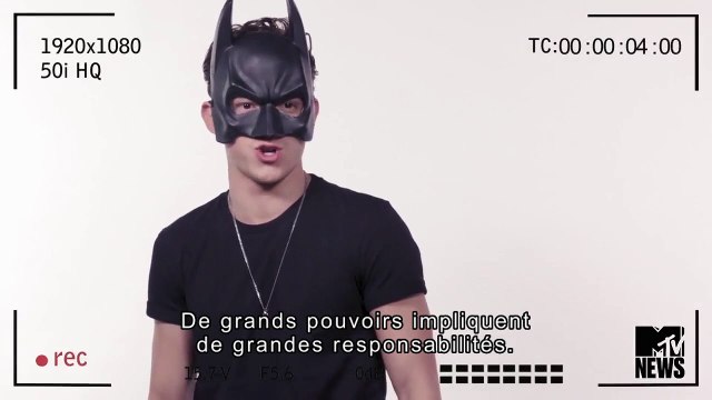 Tom Holland se déguise en Batman pour le casting de Spider-Man
