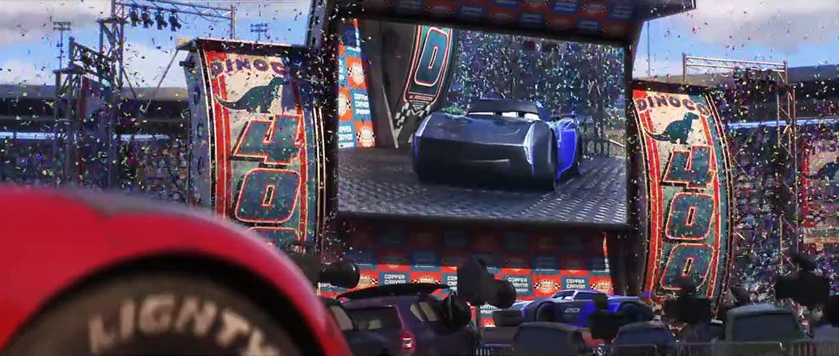 Cars 3 EXTRAIT "Flash rencontre Jackson Storm"