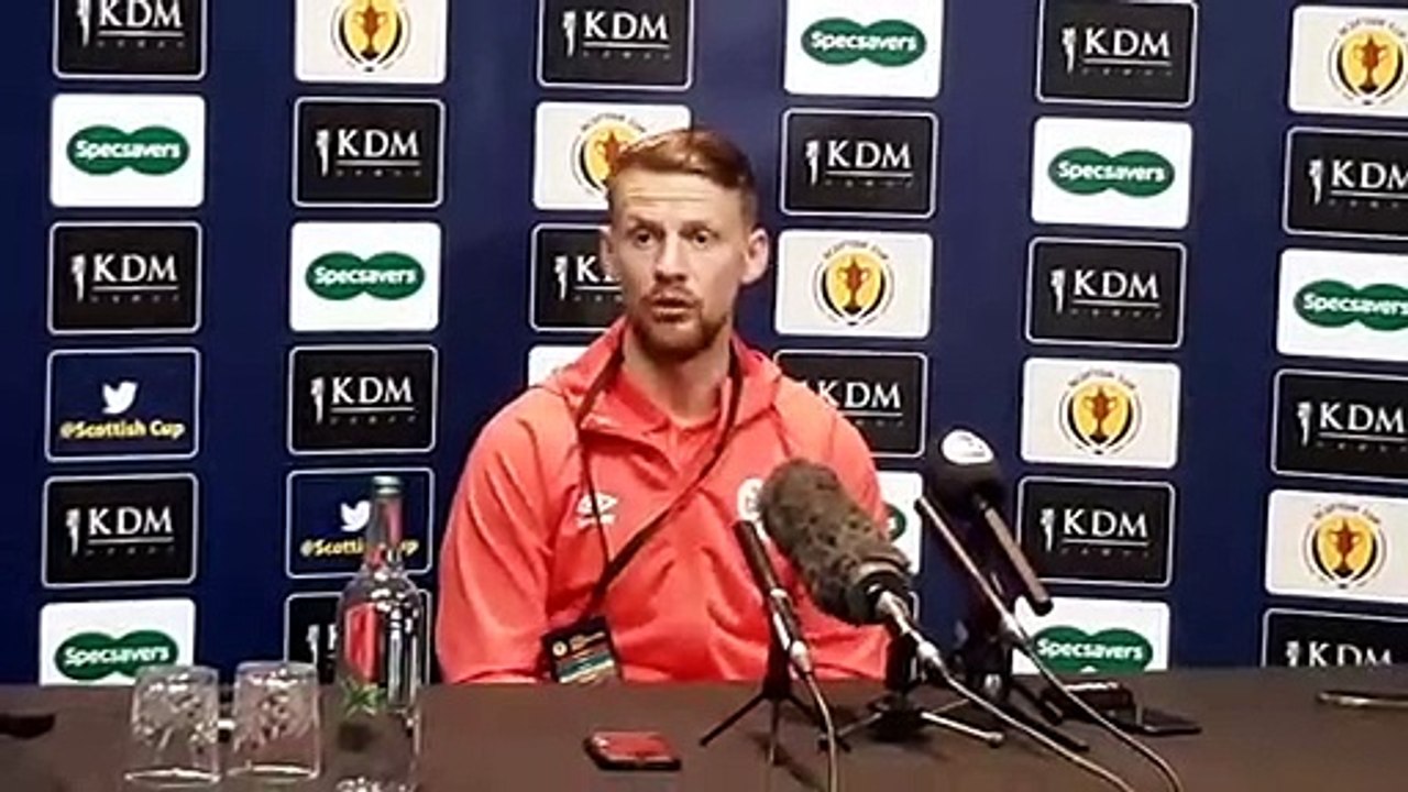 Stephen Kingsley post match interview after Hearts beat Hibs in the Scottish Cup semi-final
