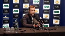 Shaun Maloney post-match interview after the Scottish Cup semi-final defeat to Hearts