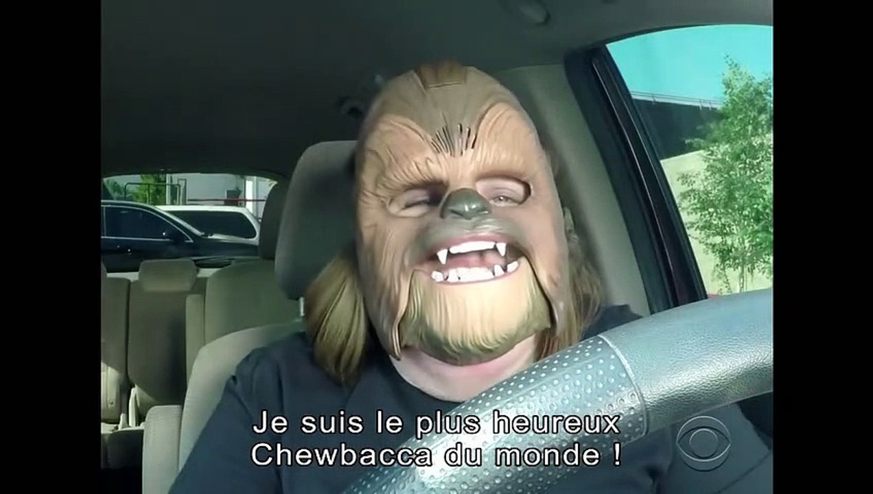 Le phénomène du masque de Chewbacca repris par J.J. Abrams et James Corden