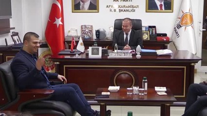 AFYONKARAHİSAR - AK Parti Gençlik Kolları Genel Başkanı İnan gençlerle buluştu