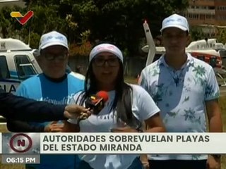 Entérate | Sobrevuelan borde costero de Miranda para inspeccionar la afluencia de los temporadistas