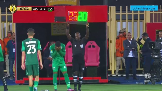 الشوط الثاني مباراة الاهلي المصري و الرجاء الرياضي 2-1 ذهاب ربع نهائي دوري ابطال افريقيا 2021/2022