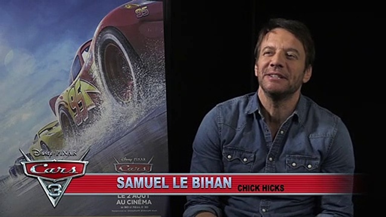 Cars 3 BONUS "Samuel Le Bihan parle de Chick Hicks"