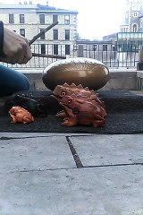 beautiful improvised percussion sounds