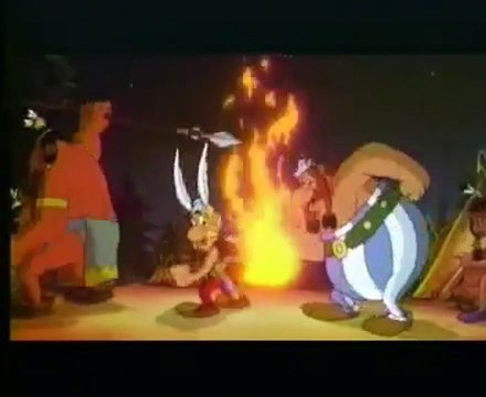 Astérix et les Indiens EXTRAIT Danse autour du feu