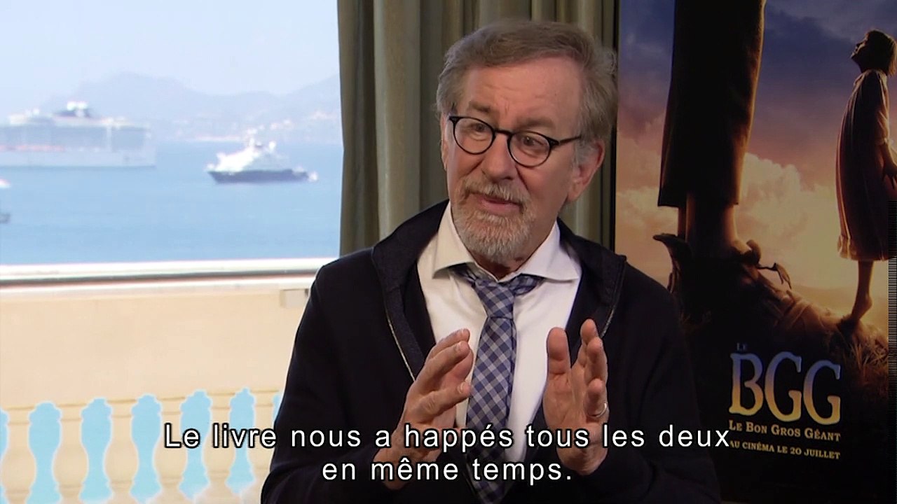 Steven Spielberg : "J'ai lu le Bon Gros Géant à tous mes enfants"
