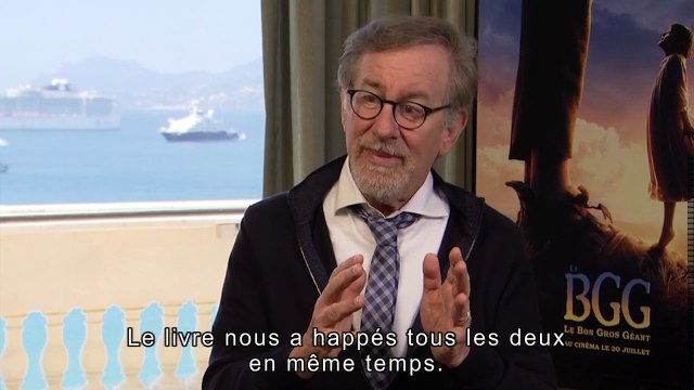 Steven Spielberg : J'ai lu le Bon Gros Géant à tous mes enfants