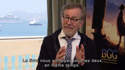 Steven Spielberg : "J&#039;ai lu le Bon Gros Géant à tous mes enfants"