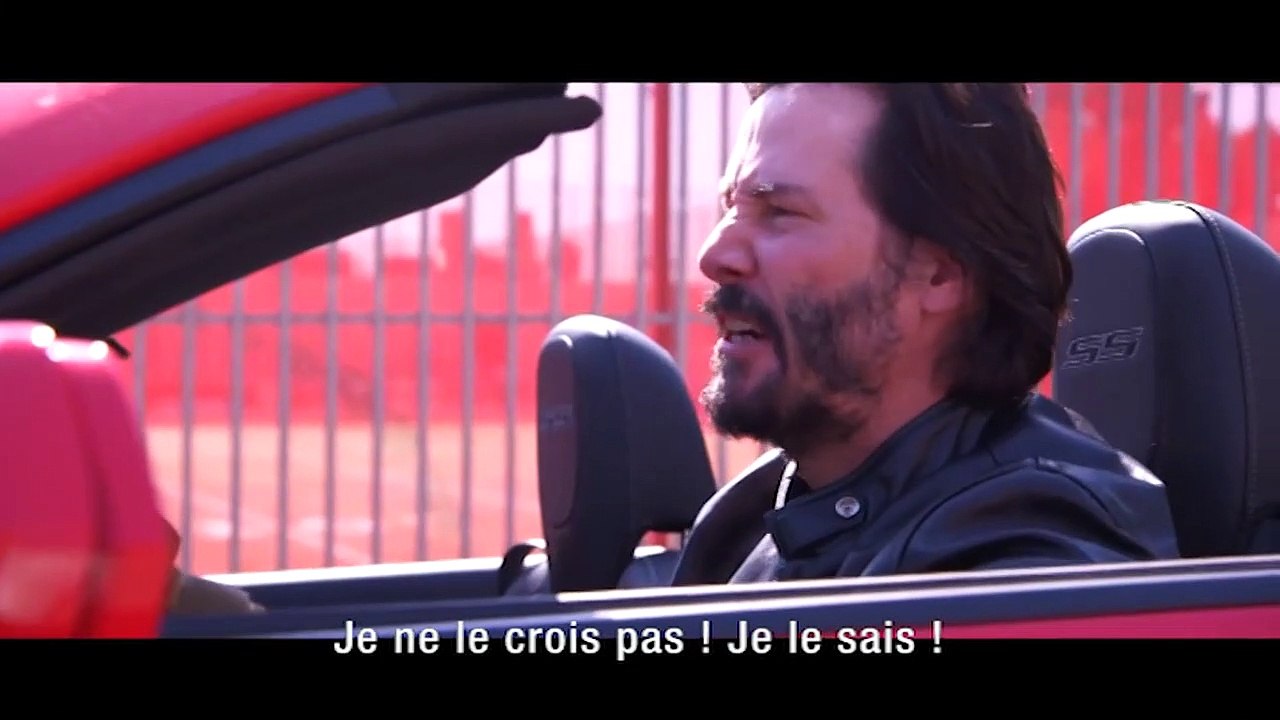 Keanu Reeves dans une course-poursuite... à vitesse raisonnable !