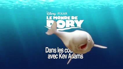 Le Monde de Dory - MAKING OF VF "Kev Adams prête sa voix à Bailey"