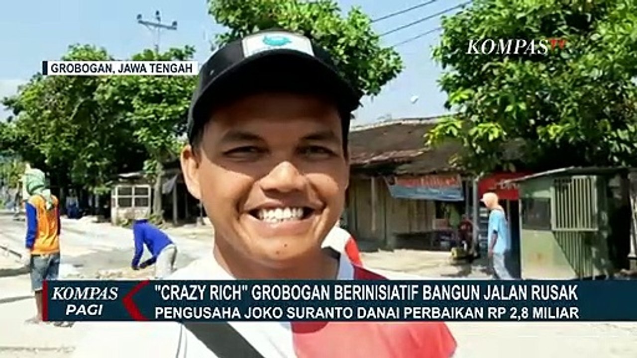 Jalan Rusak Tak Kunjung Diperbaiki, Crazy Rich Grobogan Rogoh Kocak Rp2,8 Miliar untuk Perbaikan!
