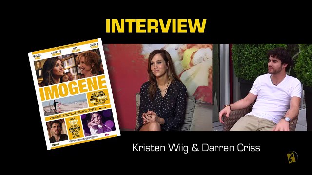 Kristen Wiig et Darren Criss : ils sont fous d' Imogene !