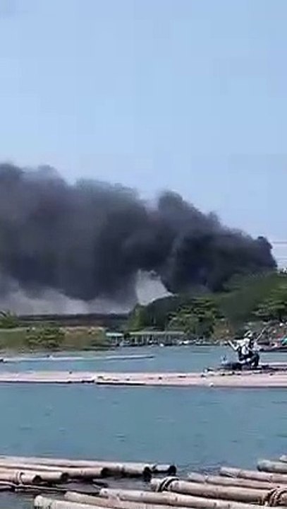 台江國家公園火警 雜草堆起火燃燒 黑煙蓋天