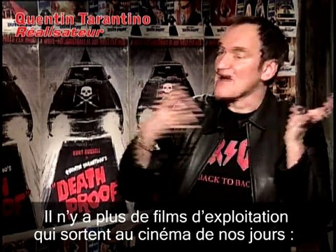 Robert Rodriguez, Quentin Tarantino Interview : Boulevard de la mort - un film Grindhouse, Planète terreur - un film Grindhouse